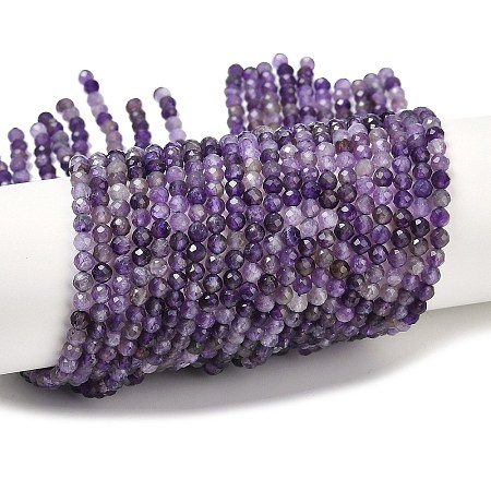 Natural Amethyst Beads Strands G-A252-A03-01-1