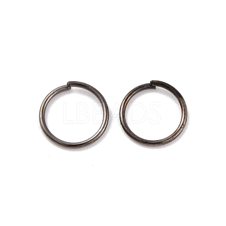 Brass Saw Cut Open Jump Rings KK-G514-01L-B-1