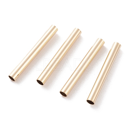 Brass Tube Beads KK-Y003-73G-G-1