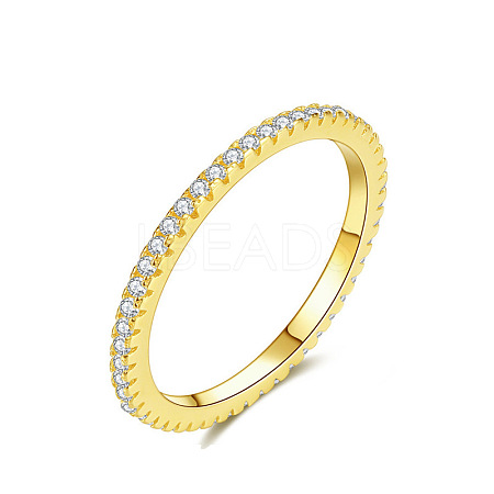 Brass Rhinestone Finger Rings for Women WH-WGDCFB5-01-1