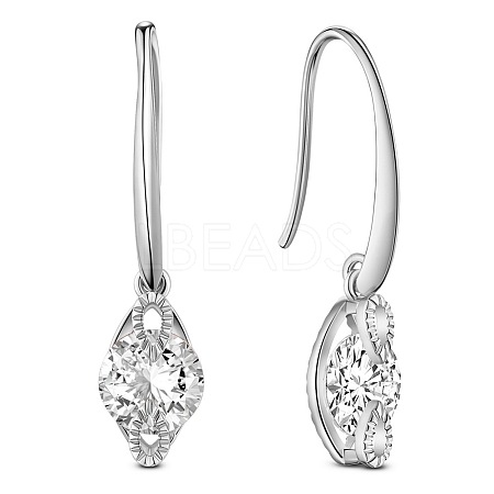 SHEGRACE Rhodium Plated 925 Sterling Silver Earring JE702B-1