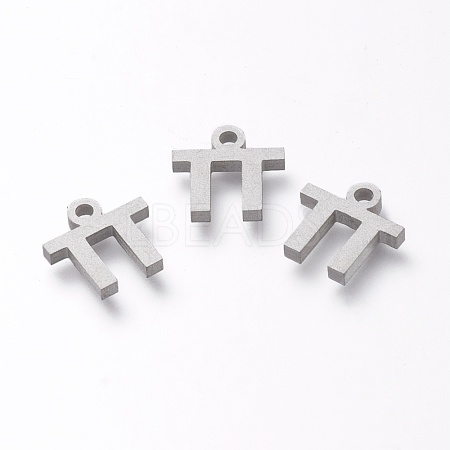 Tarnish Resistant 304 Stainless Steel Pendants STAS-A045-02P-1