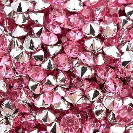 Imitation Taiwan Acrylic Rhinestone Pointed Back Cabochons GACR-A003-3.5mm-14-1