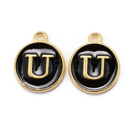 Golden Plated Alloy Charms ENAM-S118-02U-1