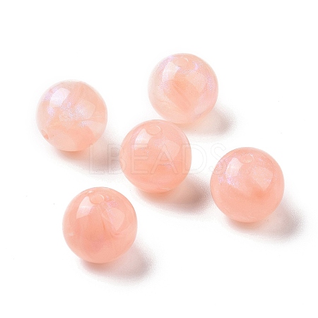 Opaque Acrylic Beads OACR-E014-19A-05-1
