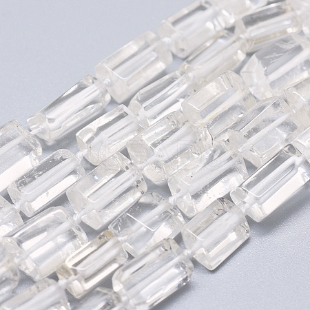 Natural Crystal Quartz Beads Strands G-K293-J04-B-1