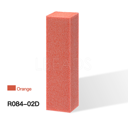 Solid Color Four-sided Sponge Sanding Nail File Buffer Block MRMJ-R084-02D-1