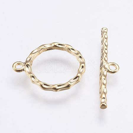 Brass Toggle Clasps LS-KK-G333-16G-NF-1