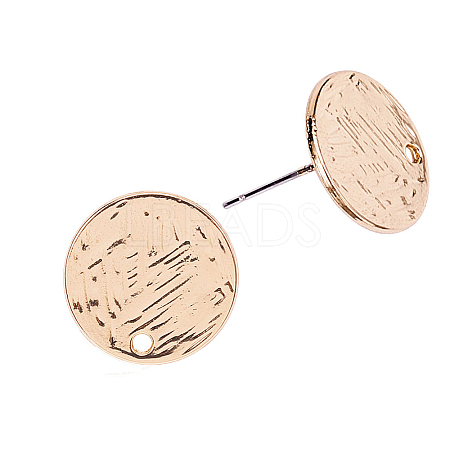 Alloy Stud Earrings Findings EJEW-CJ0001-02G-1