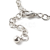 Starfish & Tortoise & Cowrie Shell Shape 304 Stainless Steel Charm Bracelets Set for Girl Women BJEW-JB06984-9