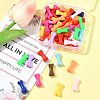 50Pcs UV Plating Acrylic Beads PACR-FS0001-09-8