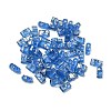 2-Hole Transparent Glass Seed Beads SEED-S023-30B-27-1