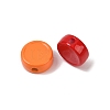 Baking Paint Opaque Acrylic Beads OACR-F014-06-2