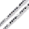 Electroplated Synthetic Non-magnetic Hematite Beads Strands G-A234-G03-01B-1