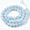 Natural Chalcedony Beads Strands X-G-S333-8mm-004-2
