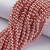 Glass Pearl Beads Strands X-HY-6D-B36-4