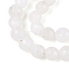 Dyed Natural White Jade Beads Strands G-T139-6mm-60-26-3
