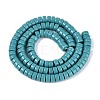 Opaque Solid Color Glass Beads Strands GLAA-N026-3x6mm-16-2