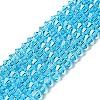 Imitation Austrian Crystal 5301 Bicone Beads GLAA-S026-6mm-06-1