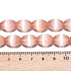 Dyed Natural Selenite Beads Strands G-T138-232I-4