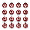 Platinum Plated Alloy Enamel Charms X-ENAM-S118-03G-P-2
