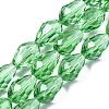 Glass Beads Strands EGLA-E010-10x15mm-14-1