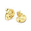304 Stainless Steel Stud Earring Findings Ion Plating(IP) X-STAS-L024-003G-07-2