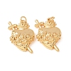 Brass Pendants KK-CBA2F11-15D-G-1