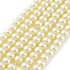 Baking Paint Pearlized Glass Pearl Round Bead Strands X-HY-Q003-6mm-21-2