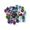 Faceted Glass Cabochons GLAA-F099-11-1