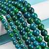 Synthetic Chrysocolla Beads Strands LS-G-L529-B01-10mm-7