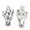 Tibetan Style Alloy Pendants TIBE-S323-069AS-RS-2