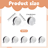 10Pcs 304 Stainless Steel Vortex Cuff Earrings EJEW-UN0002-76P-3