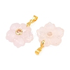 Natural Rose Quartz Carved Pendants G-A315-01G-08-2