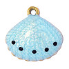 304 Stainless Steel Enamel Pendants STAS-OY019-13G-3