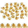 30Pcs Brass Crimp Beads KK-BBC0024-23G-8