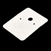 50Pcs Rectangle Paper Flower Print Earring Display Cards X1-CDIS-M008-01C-3