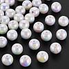 Opaque Acrylic Beads MACR-S370-D10mm-01-1