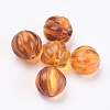 Acrylic Corrugated Beads OACR-S016-29-2