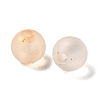 Frosted Transparent Acrylic Beads X1-OACR-F013-13E-2