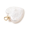 Natural Baroque Pearl Keshi Pearl Pendants PALLOY-JF04777-02-5