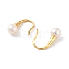 Natural Pearl Dangle Earrings for Women EJEW-E303-12G-2