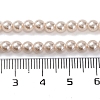Baking Paint Pearlized Glass Pearl Round Bead Strands PEAR-H019-02A-02-5