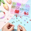 210Pcs 12 Styles Transparent Crackle Acrylic Beads DACR-YW0001-02-3