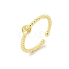 Brass Cup Peg Open Cuff Ring Settings KK-G518-02G-02-1