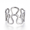 Tarnish Resistant 304 Stainless Steel Wide Band Rings RJEW-G081-29P-19mm-1
