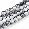Transparent Baking Paint Glass Beads Strands DGLA-N009-10mm-09-1