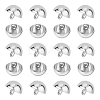 Unicraftale 40Pcs Alloy Shank Buttons BUTT-UN0001-08-1