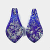 Lampwork Big Pendants FOIL-K003-01E-1