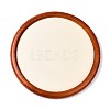 Flat Round Wood Pesentation Jewelry Display Tray ODIS-P008-20B-1